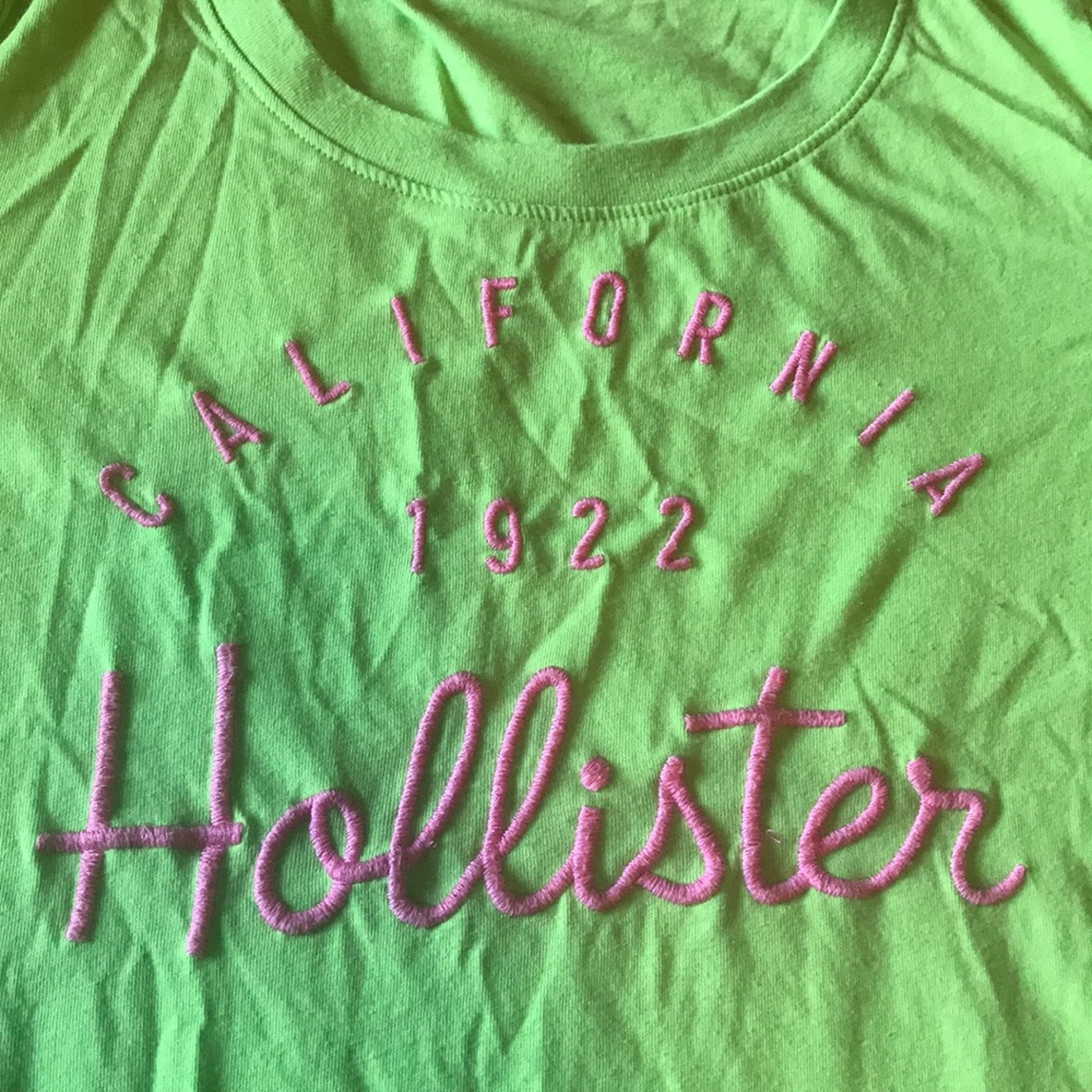 Like green long sleeve hollister shirt